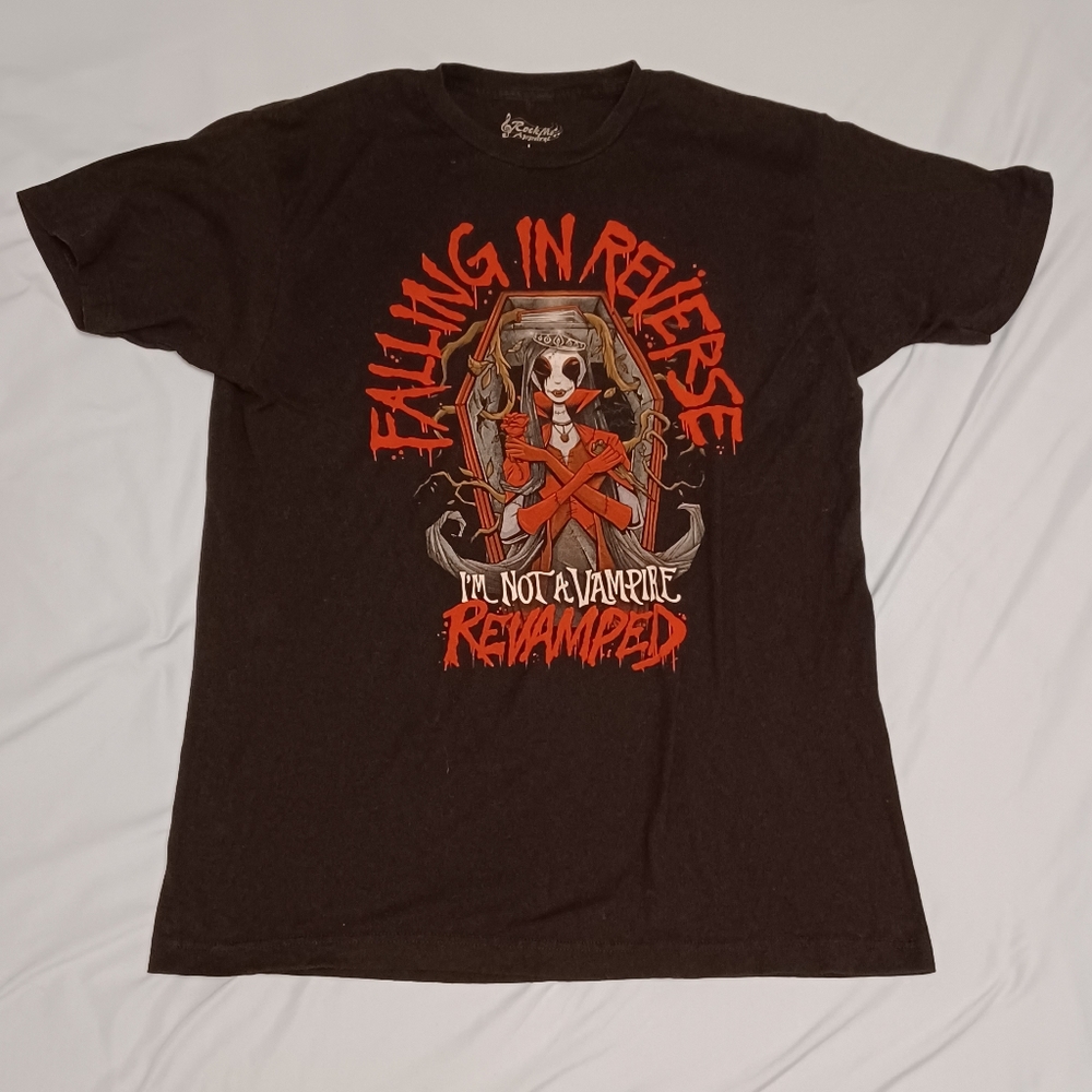 2021 Falling in Reverse I'm Not a Vampire Revamped T-Shirt Large